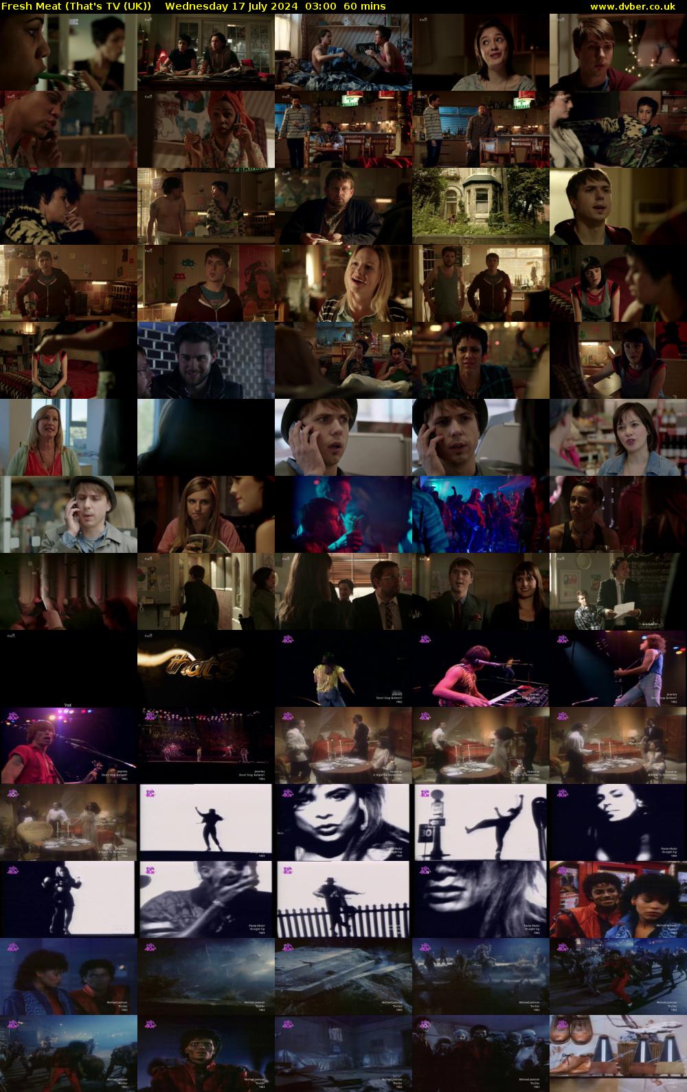 Fresh Meat (That's TV (UK)) Wednesday 17 July 2024 03:00 - 04:00