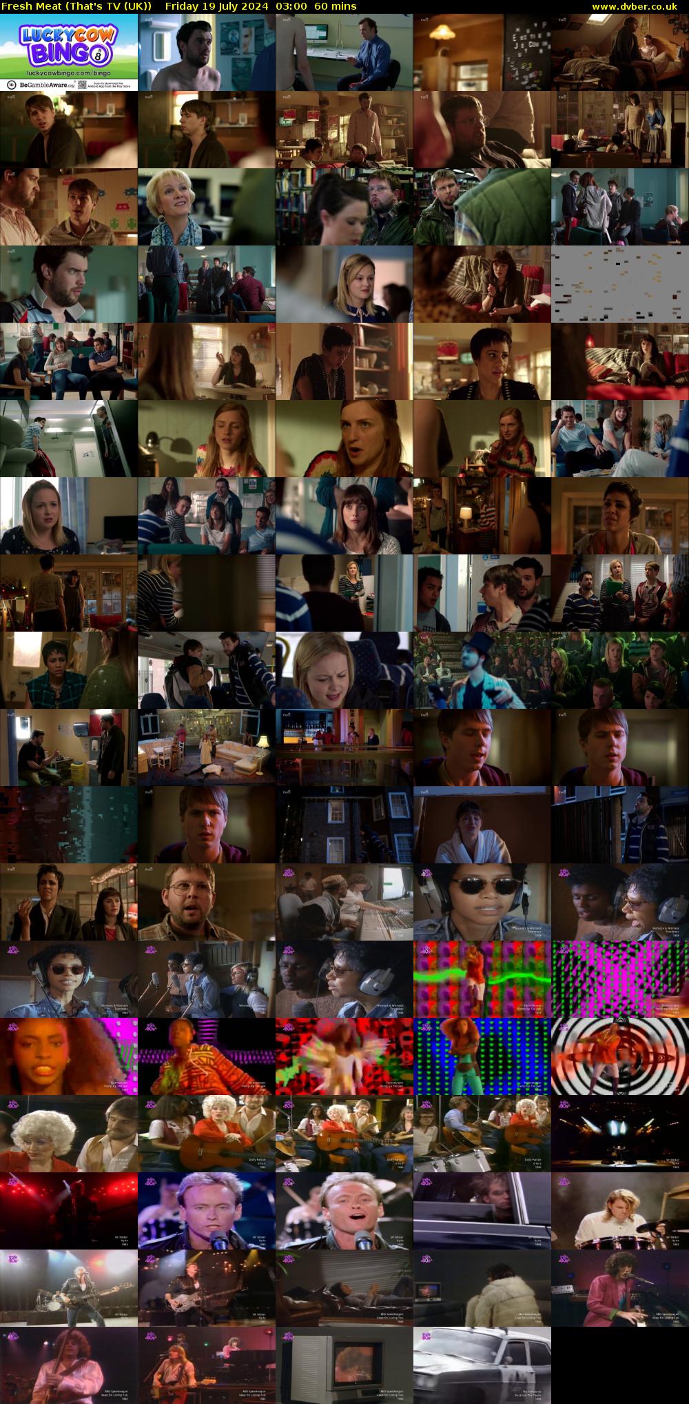 Fresh Meat (That's TV (UK)) Friday 19 July 2024 03:00 - 04:00