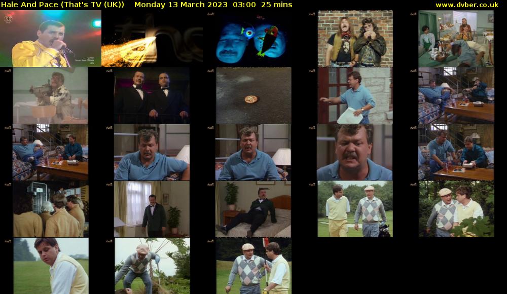 Hale And Pace (That's TV (UK)) Monday 13 March 2023 03:00 - 03:25