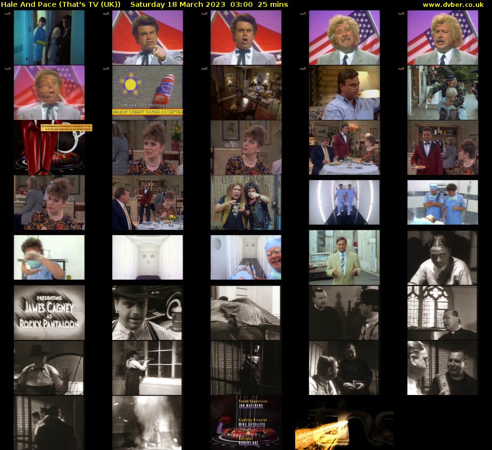 Hale And Pace (That's TV (UK)) Saturday 18 March 2023 03:00 - 03:25