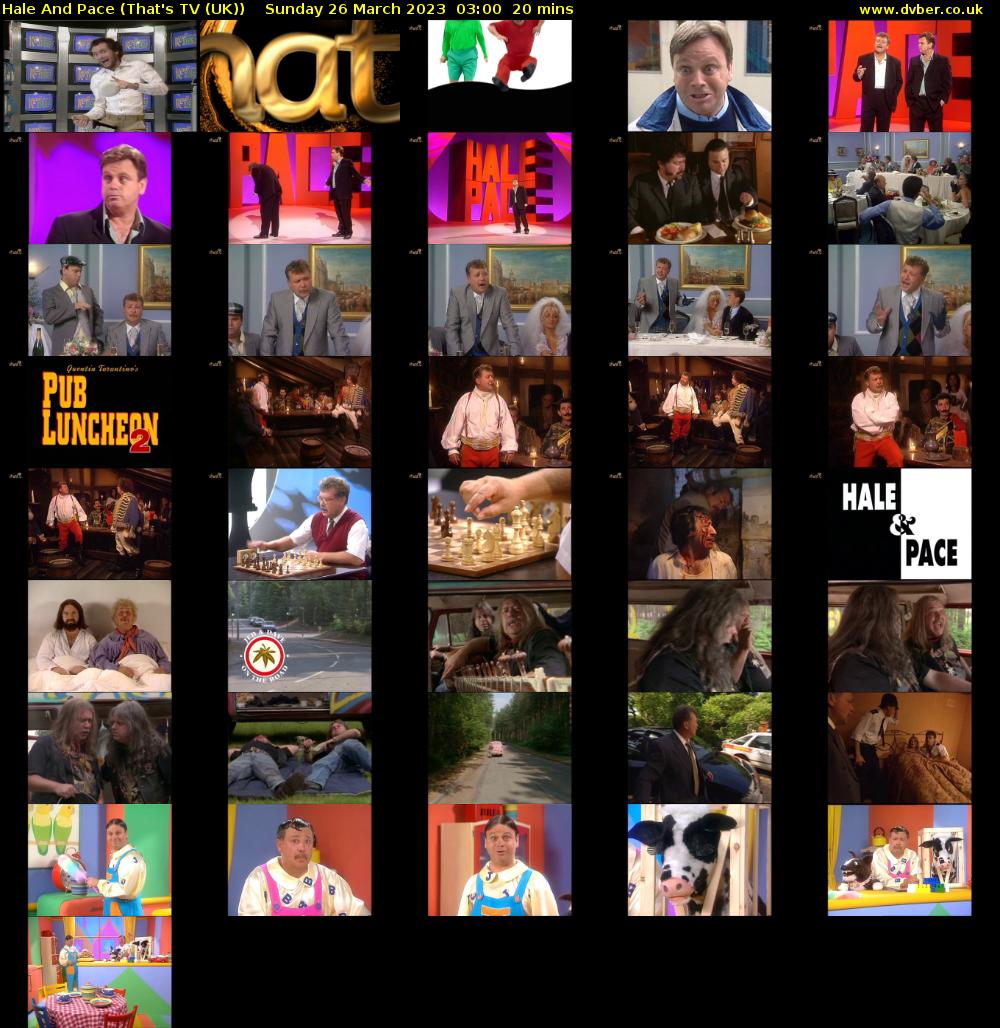 Hale And Pace (That's TV (UK)) Sunday 26 March 2023 03:00 - 03:20