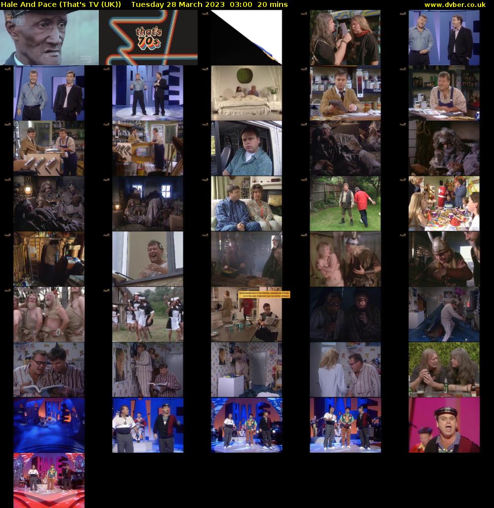 Hale And Pace (That's TV (UK)) Tuesday 28 March 2023 03:00 - 03:20