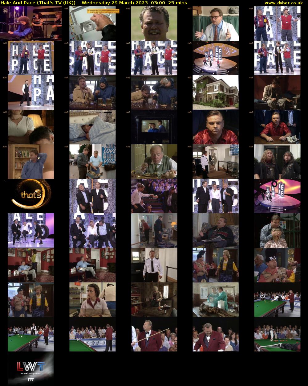 Hale And Pace (That's TV (UK)) Wednesday 29 March 2023 03:00 - 03:25