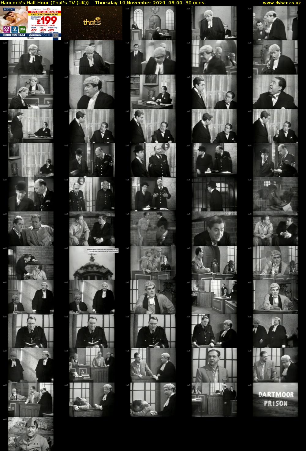 Hancock's Half Hour (That's TV (UK)) Thursday 14 November 2024 08:00 - 08:30