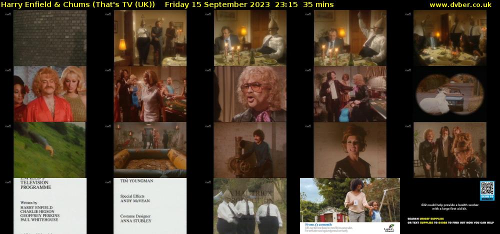 Harry Enfield & Chums (That's TV (UK)) Friday 15 September 2023 23:15 - 23:50
