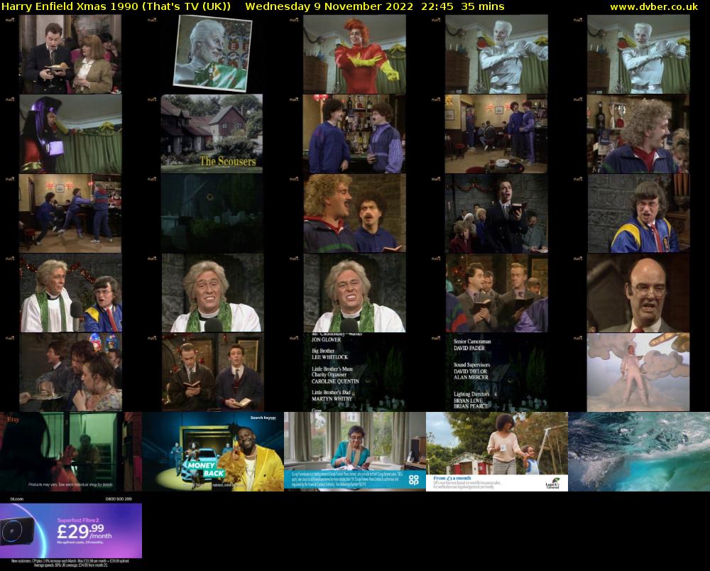 Harry Enfield Xmas 1990 (That's TV (UK)) Wednesday 9 November 2022 22:45 - 23:20