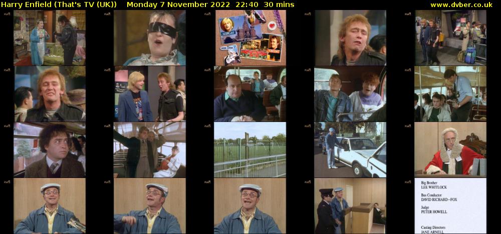 Harry Enfield (That's TV (UK)) Monday 7 November 2022 22:40 - 23:10