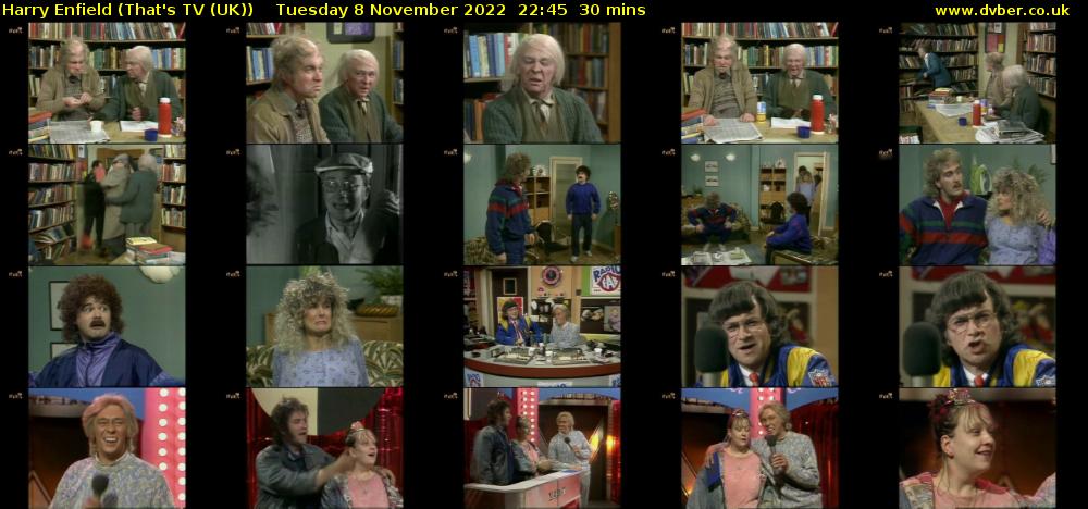 Harry Enfield (That's TV (UK)) Tuesday 8 November 2022 22:45 - 23:15