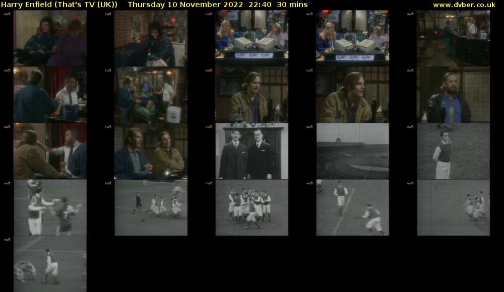 Harry Enfield (That's TV (UK)) Thursday 10 November 2022 22:40 - 23:10