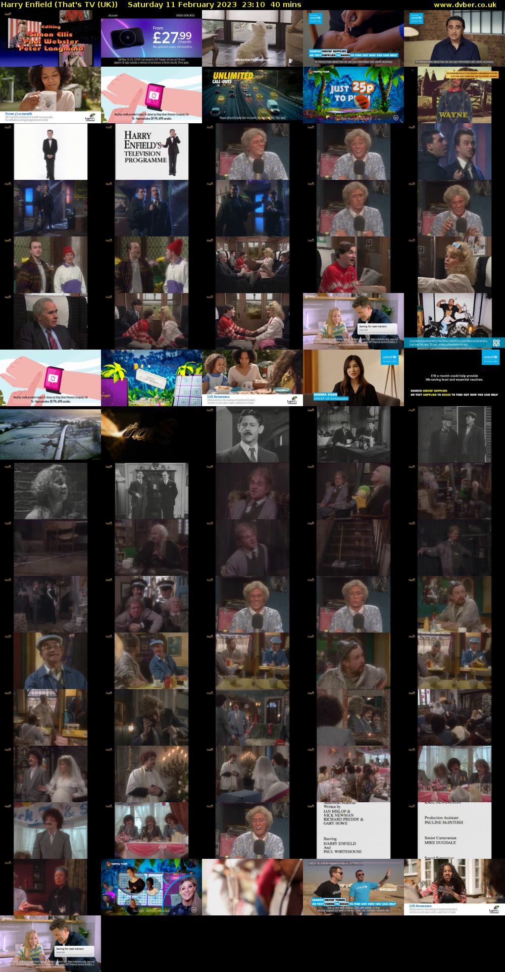 Harry Enfield (That's TV (UK)) Saturday 11 February 2023 23:10 - 23:50
