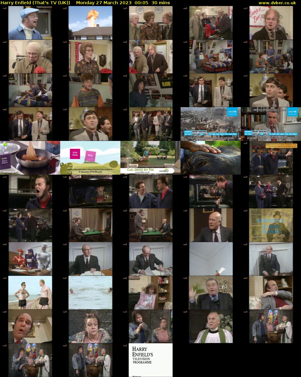 Harry Enfield (That's TV (UK)) Monday 27 March 2023 00:05 - 00:35