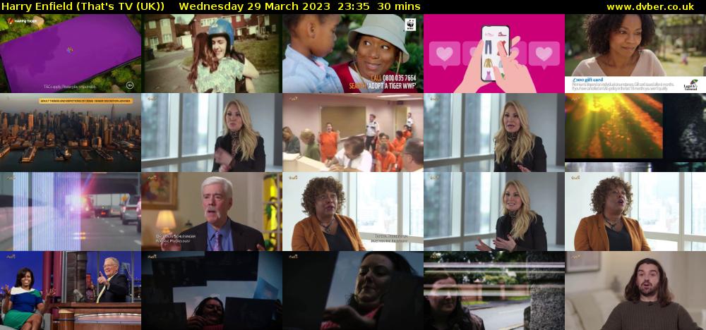 Harry Enfield (That's TV (UK)) Wednesday 29 March 2023 23:35 - 00:05