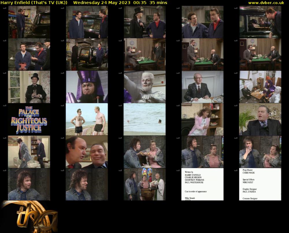Harry Enfield (That's TV (UK)) Wednesday 24 May 2023 00:35 - 01:10