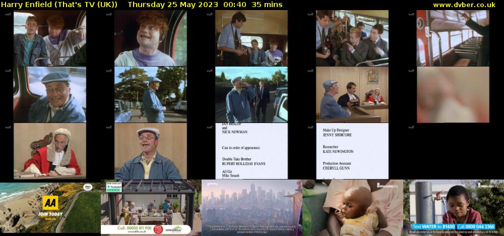 Harry Enfield (That's TV (UK)) Thursday 25 May 2023 00:40 - 01:15