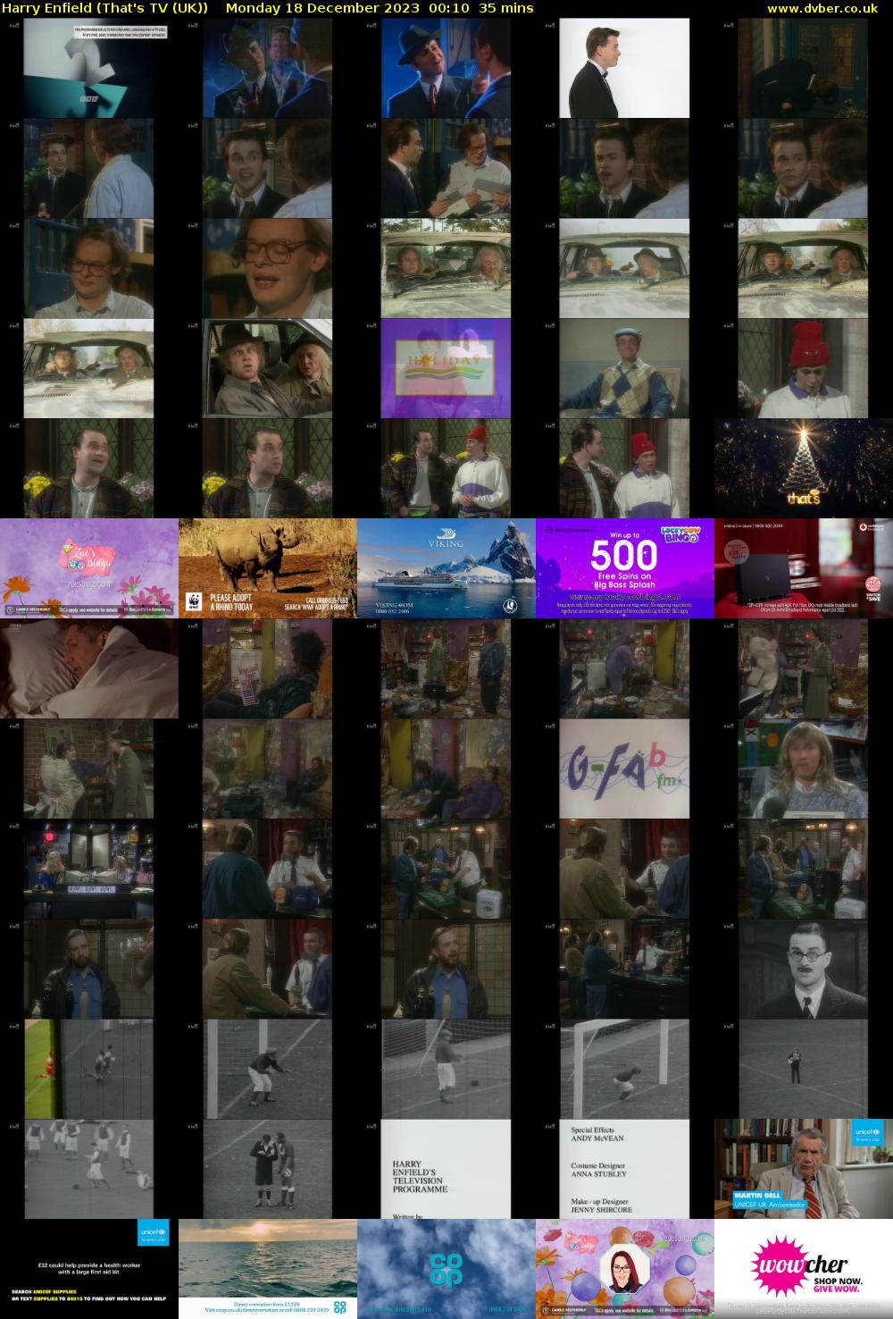 Harry Enfield (That's TV (UK)) Monday 18 December 2023 00:10 - 00:45