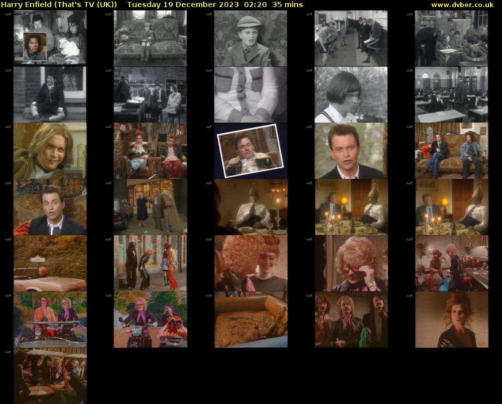 Harry Enfield (That's TV (UK)) Tuesday 19 December 2023 02:20 - 02:55
