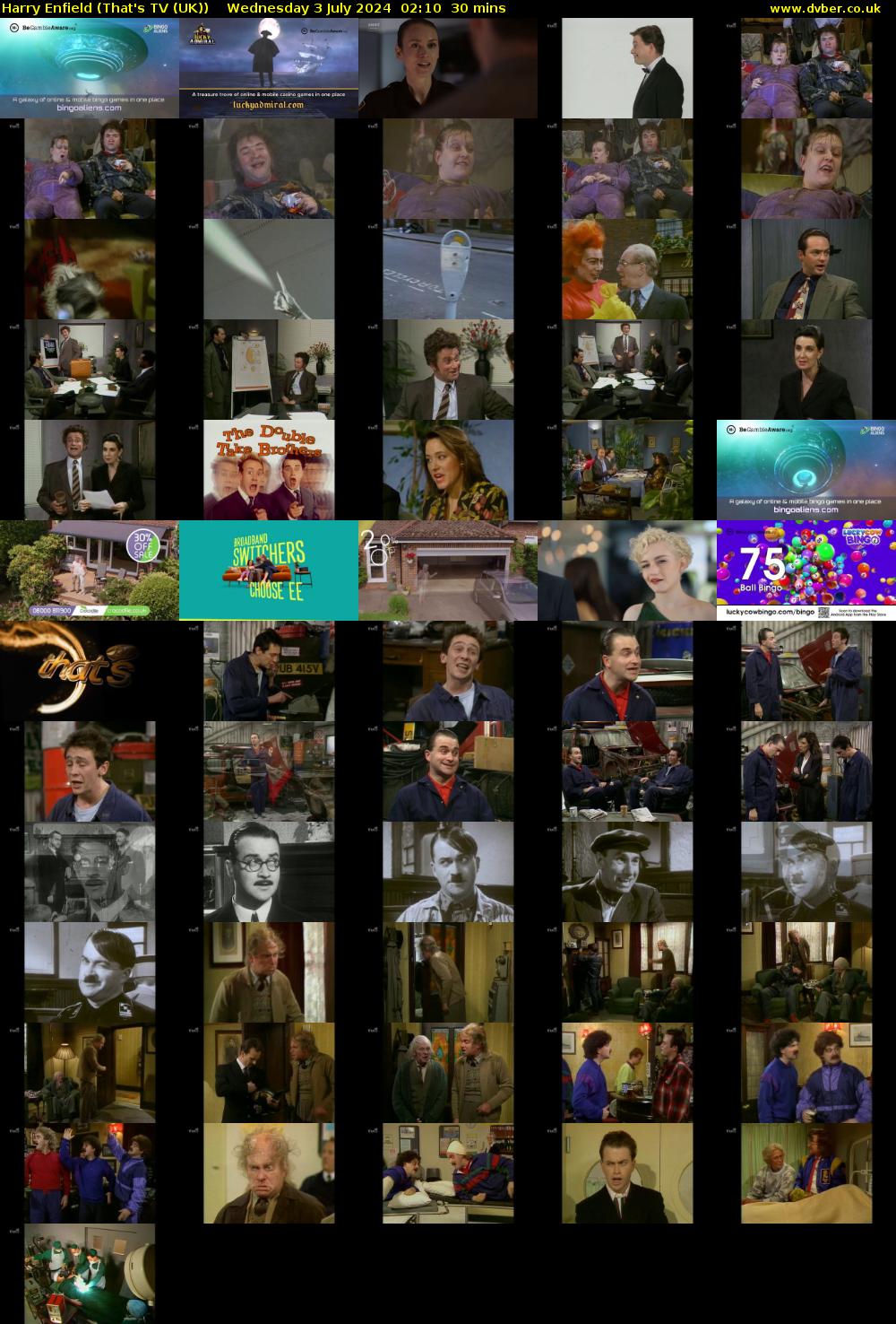 Harry Enfield (That's TV (UK)) Wednesday 3 July 2024 02:10 - 02:40