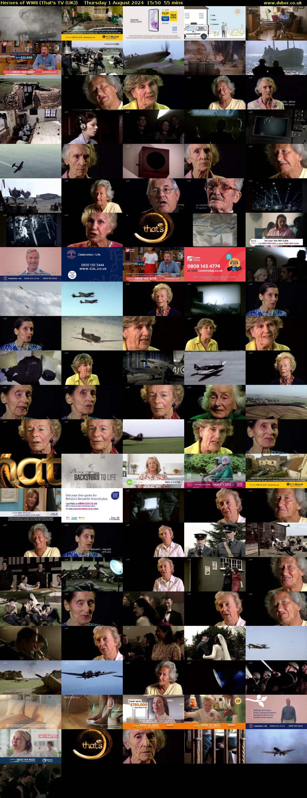 Heroes of WWII (That's TV (UK)) Thursday 1 August 2024 15:50 - 16:45