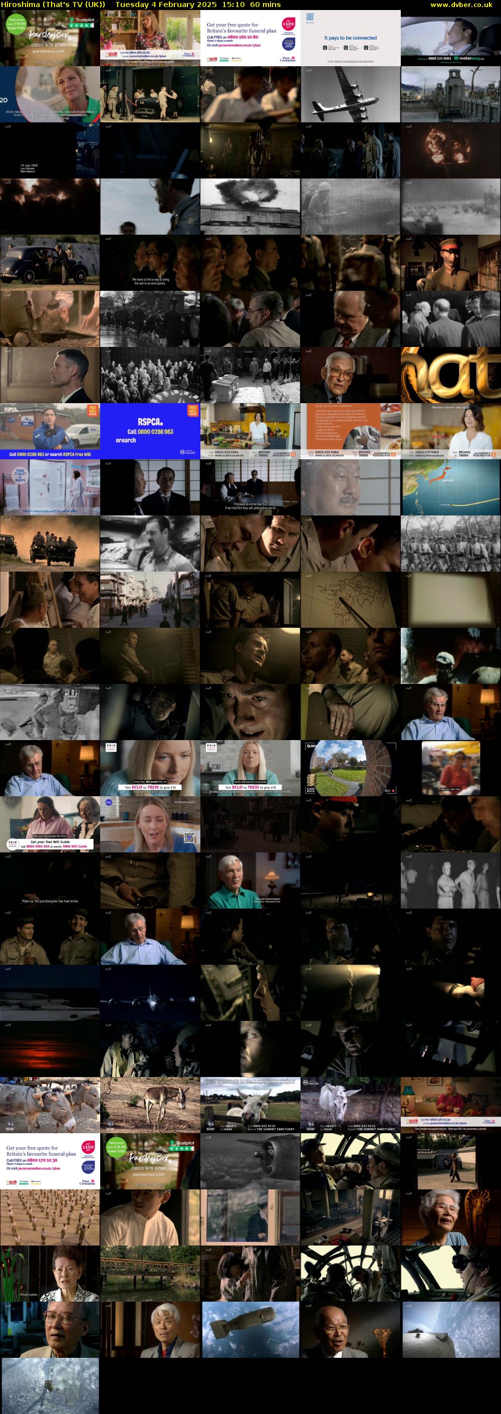 Hiroshima (That's TV (UK)) Tuesday 4 February 2025 15:10 - 16:10