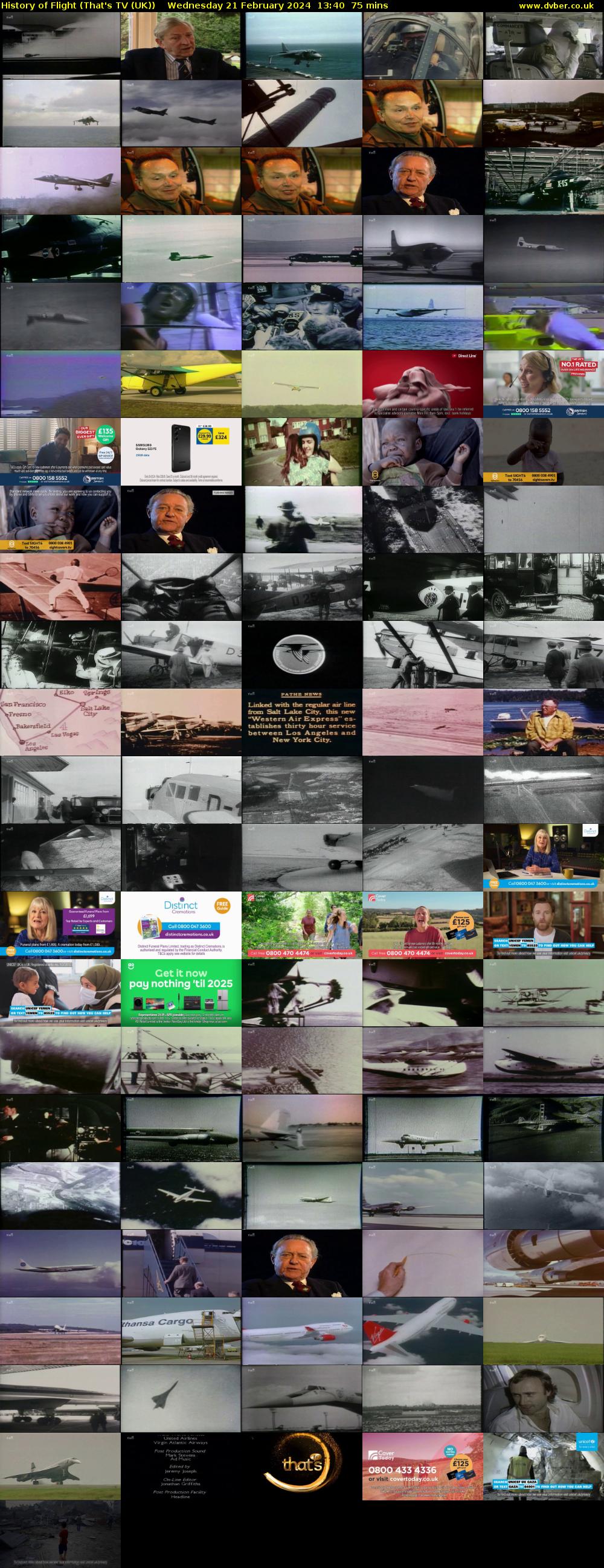 History of Flight (That's TV (UK)) Wednesday 21 February 2024 13:40 - 14:55