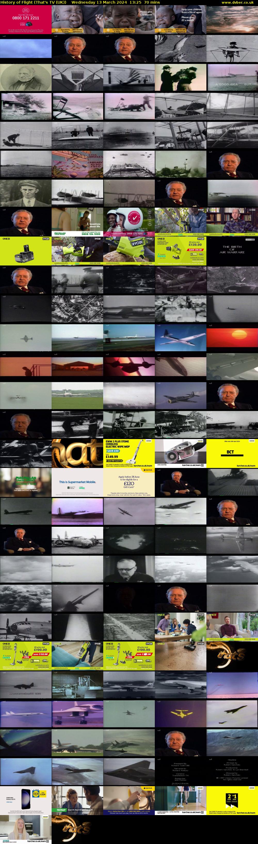 History of Flight (That's TV (UK)) Wednesday 13 March 2024 13:25 - 14:35