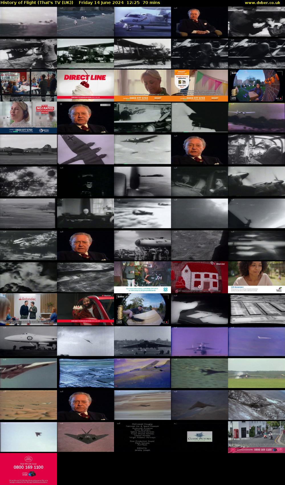 History of Flight (That's TV (UK)) Friday 14 June 2024 12:25 - 13:35