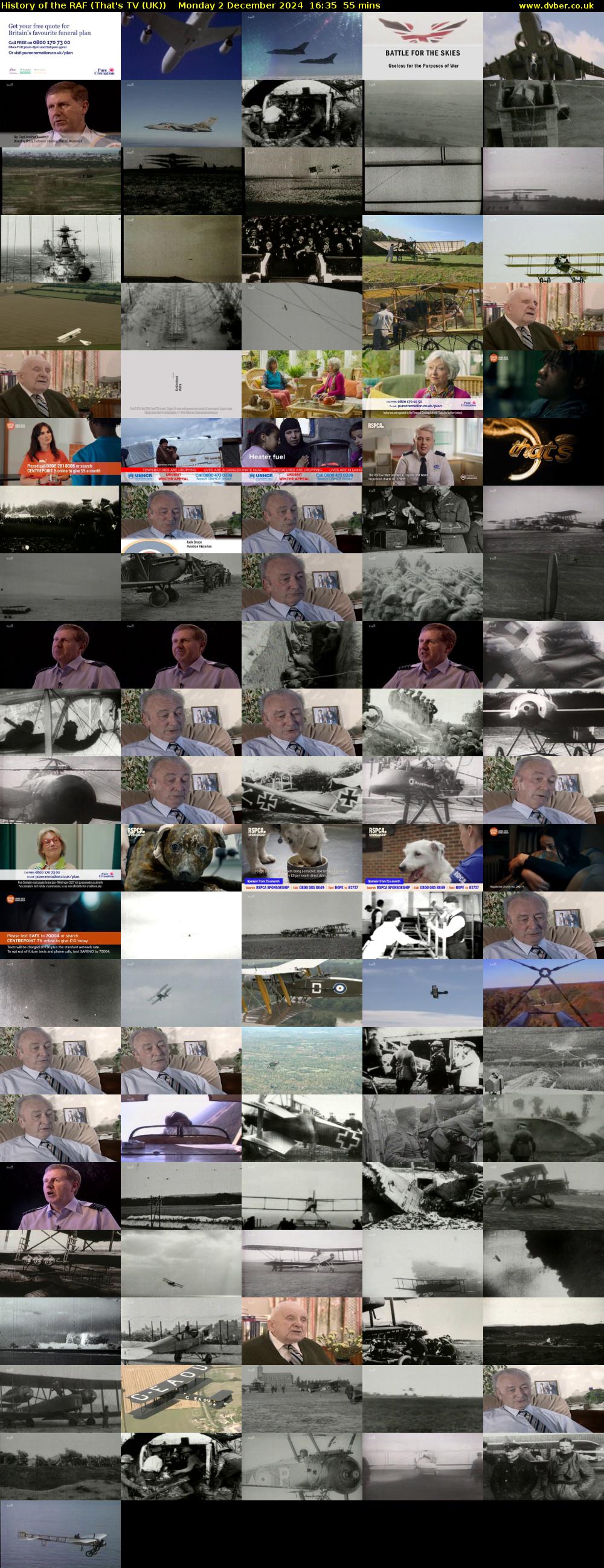 History of the RAF (That's TV (UK)) Monday 2 December 2024 16:35 - 17:30