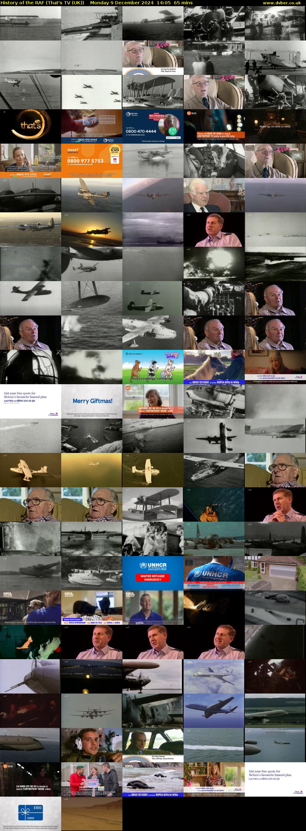 History of the RAF (That's TV (UK)) Monday 9 December 2024 14:05 - 15:10