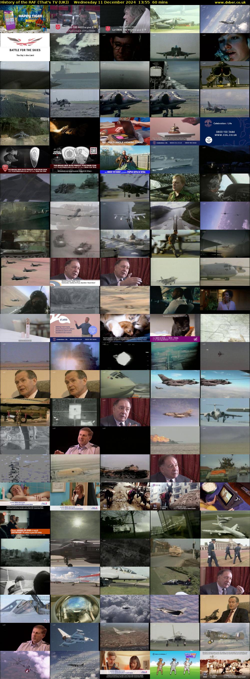 History of the RAF (That's TV (UK)) Wednesday 11 December 2024 13:55 - 14:55