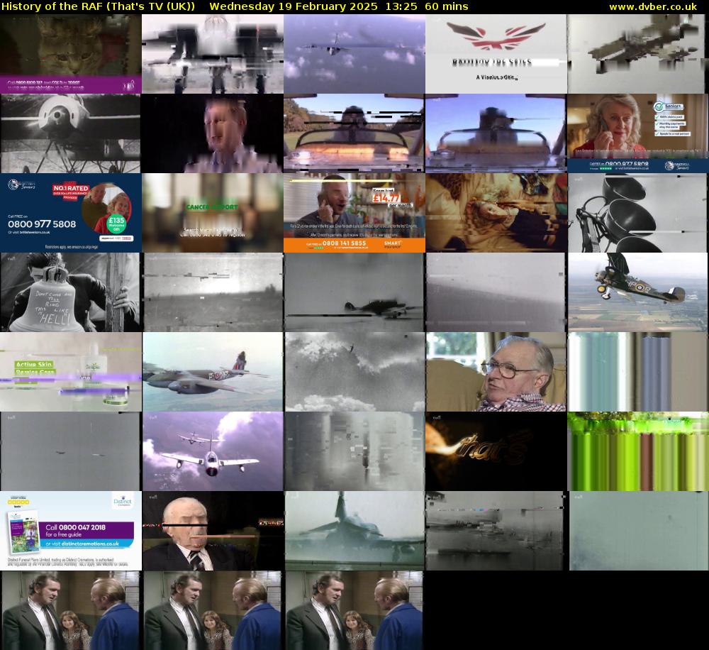 History of the RAF (That's TV (UK)) Wednesday 19 February 2025 13:25 - 14:25