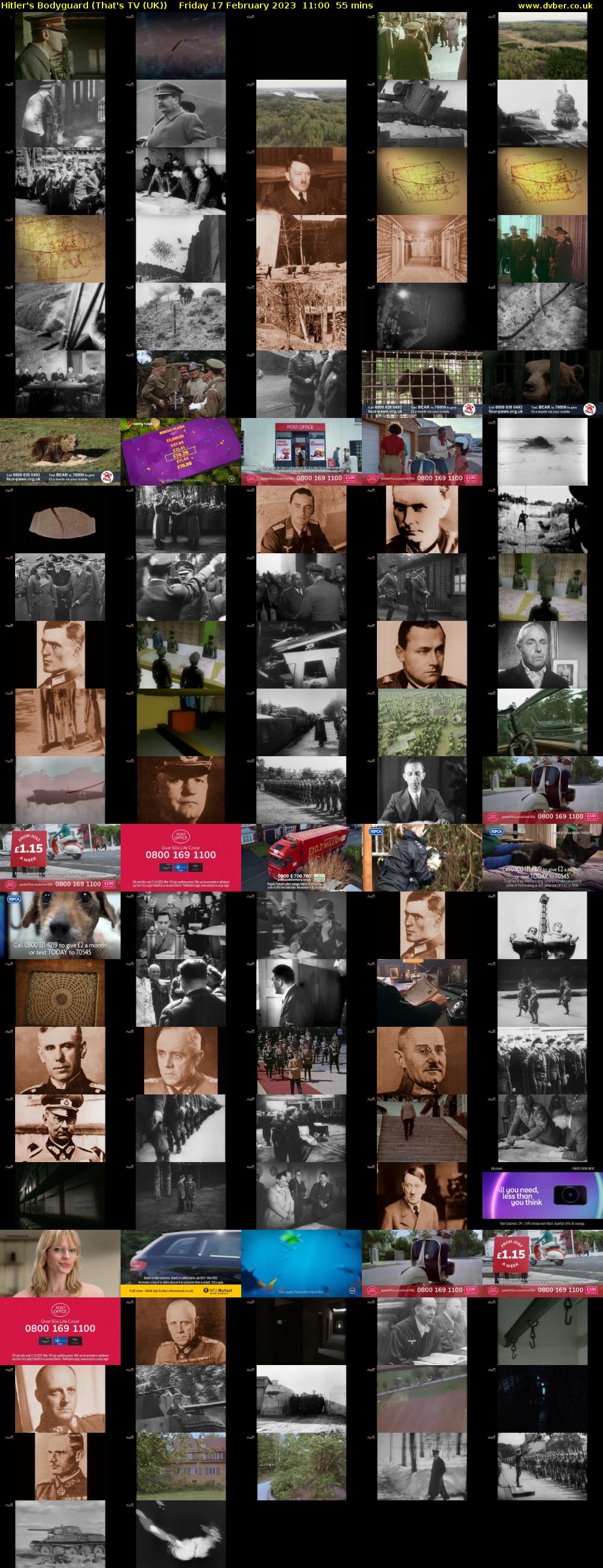 Hitler's Bodyguard (That's TV (UK)) Friday 17 February 2023 11:00 - 11:55