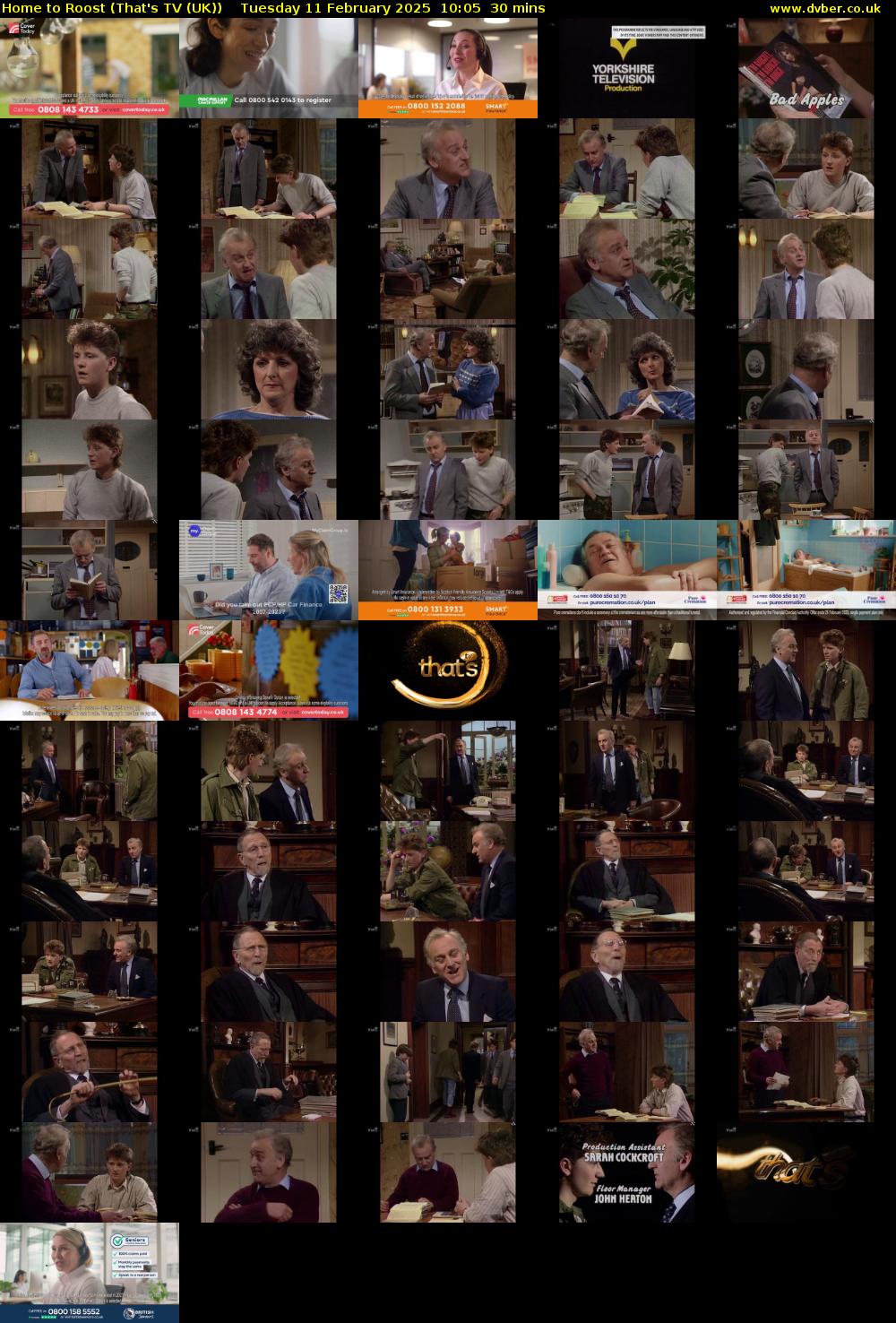 Home to Roost (That's TV (UK)) Tuesday 11 February 2025 10:05 - 10:35