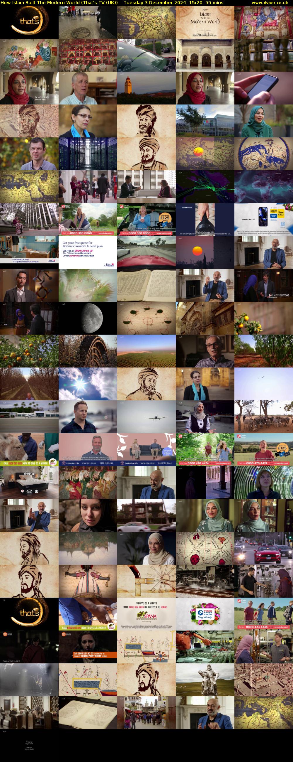 How Islam Built The Modern World (That's TV (UK)) Tuesday 3 December 2024 15:20 - 16:15