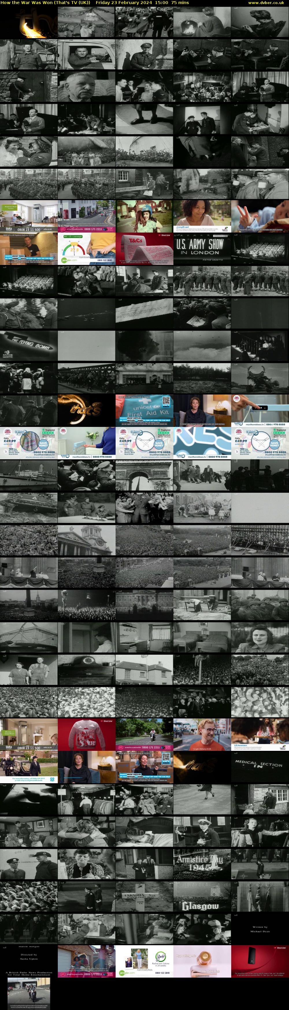 How the War Was Won (That's TV (UK)) Friday 23 February 2024 15:00 - 16:15