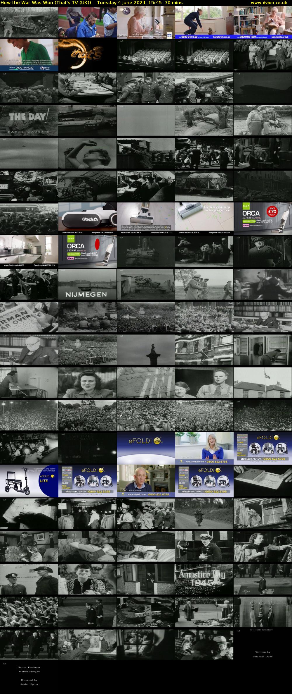 How the War Was Won (That's TV (UK)) Tuesday 4 June 2024 15:45 - 16:55