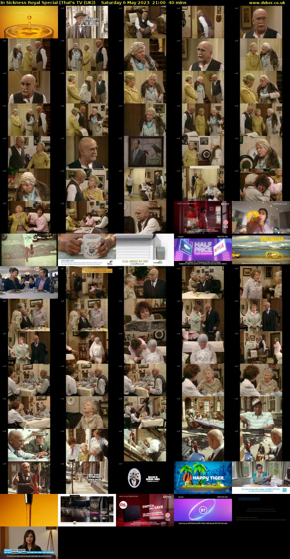 In Sickness Royal Special (That's TV (UK)) Saturday 6 May 2023 21:00 - 21:40