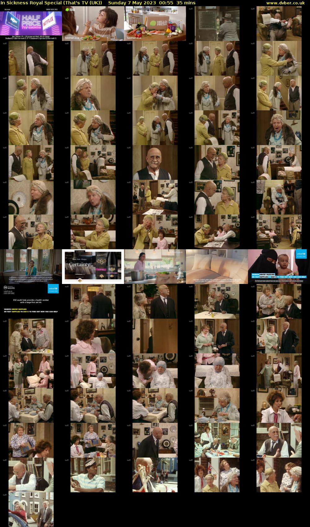 In Sickness Royal Special (That's TV (UK)) Sunday 7 May 2023 00:55 - 01:30