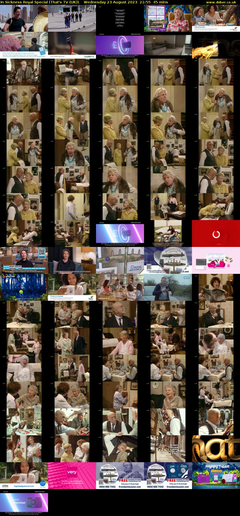 In Sickness Royal Special (That's TV (UK)) Wednesday 23 August 2023 21:55 - 22:40