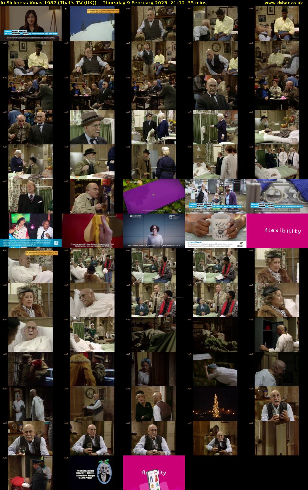 In Sickness Xmas 1987 (That's TV (UK)) Thursday 9 February 2023 21:00 - 21:35