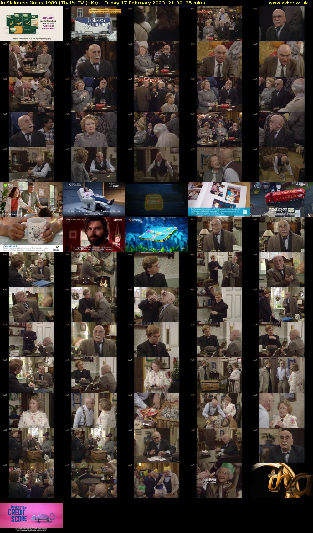 In Sickness Xmas 1989 (That's TV (UK)) Friday 17 February 2023 21:00 - 21:35