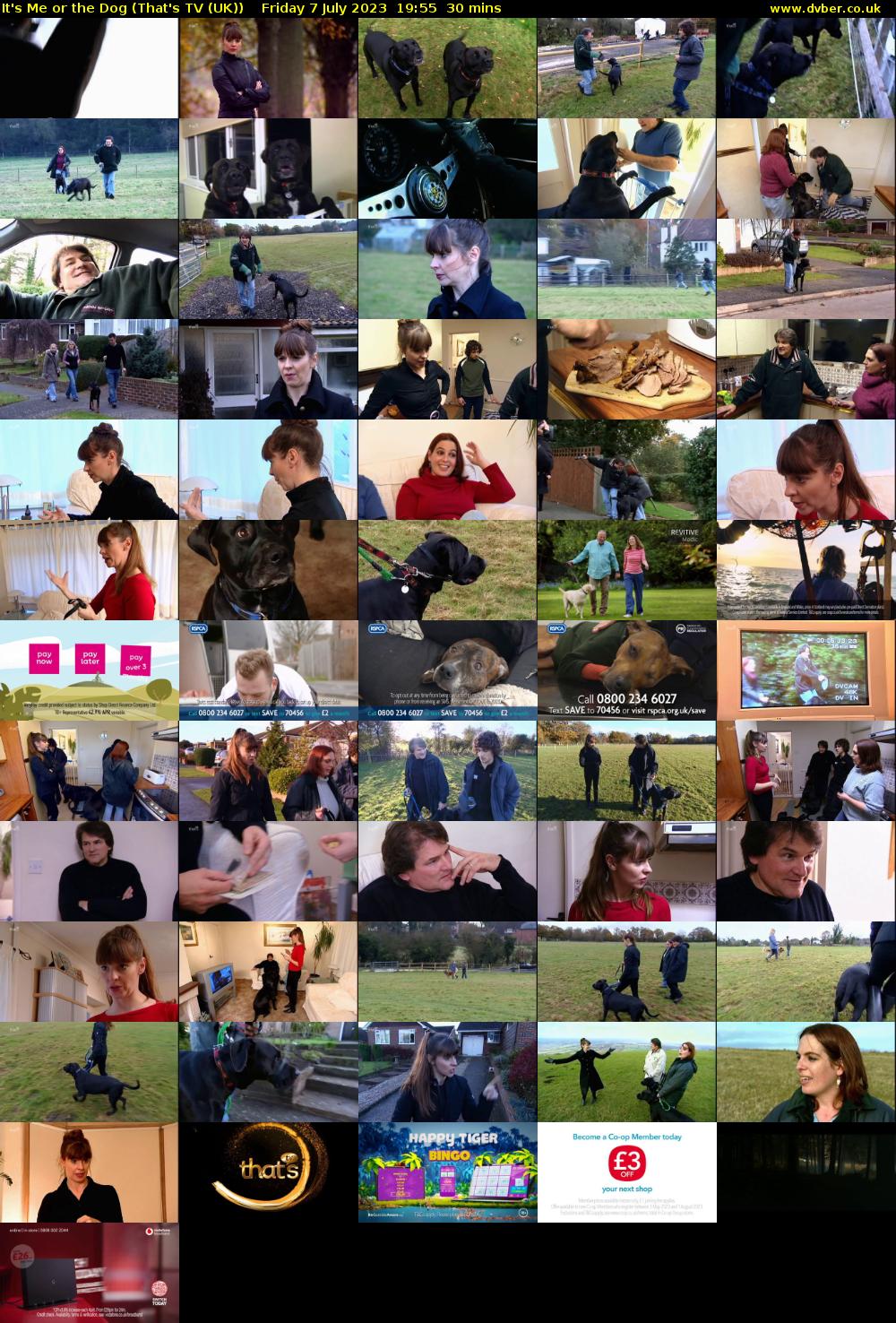 It's Me or the Dog (That's TV (UK)) Friday 7 July 2023 19:55 - 20:25