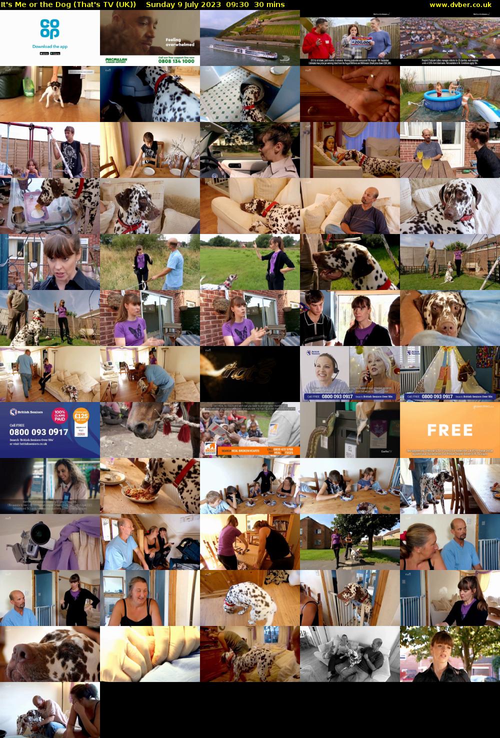 It's Me or the Dog (That's TV (UK)) Sunday 9 July 2023 09:30 - 10:00