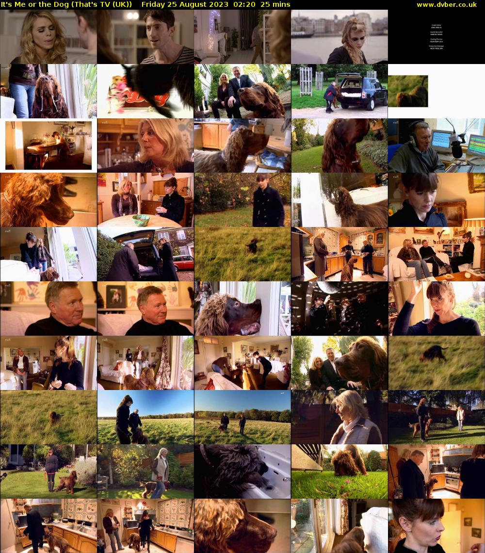 It's Me or the Dog (That's TV (UK)) Friday 25 August 2023 02:20 - 02:45