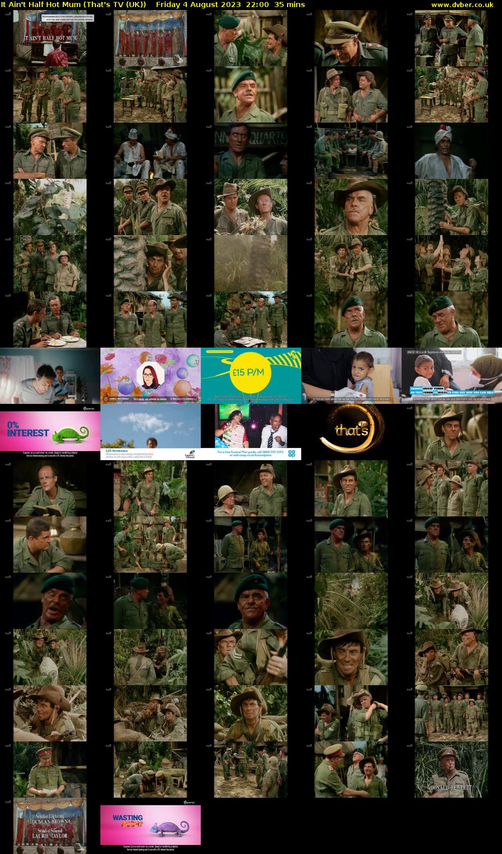 It Ain't Half Hot Mum (That's TV (UK)) Friday 4 August 2023 22:00 - 22:35