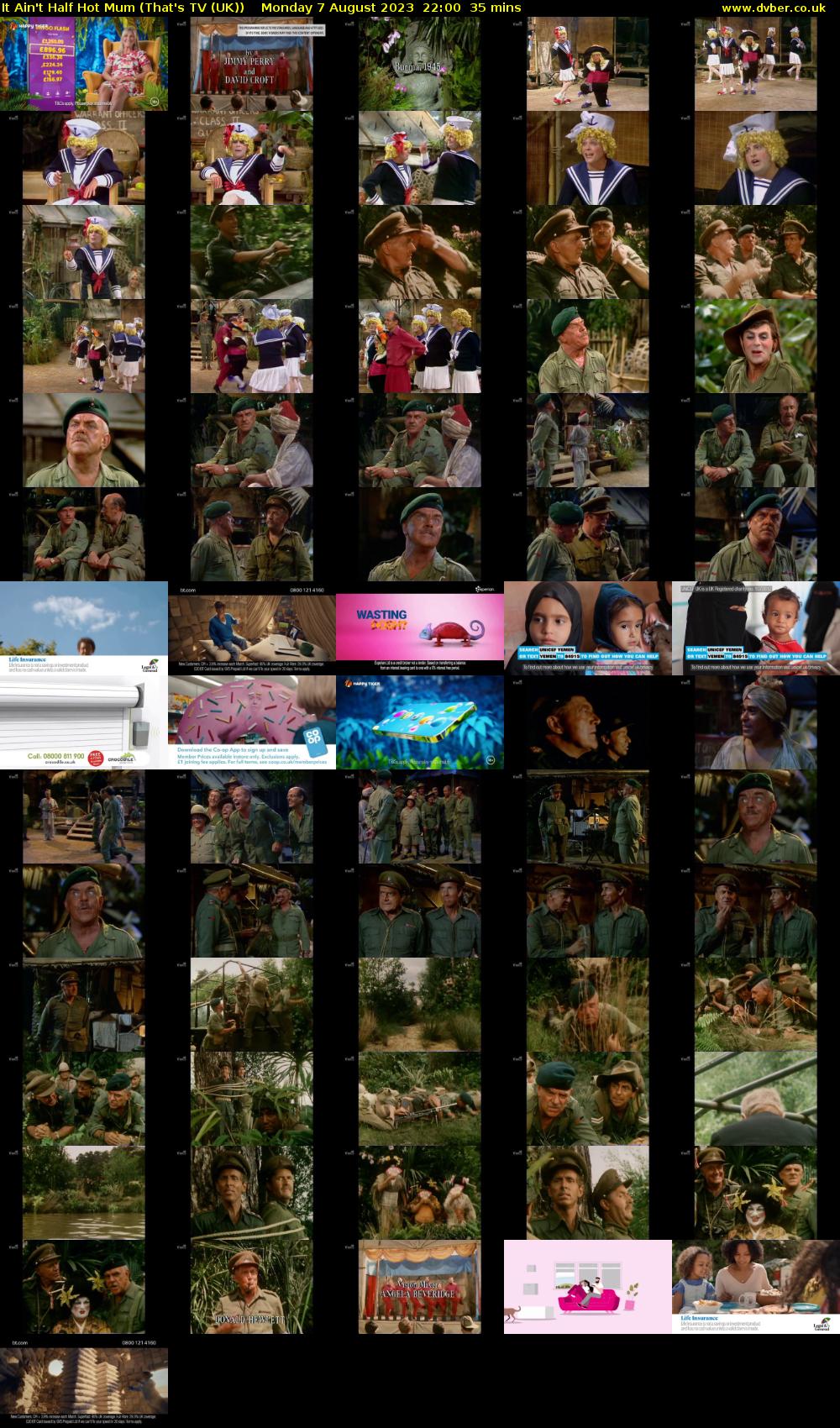 It Ain't Half Hot Mum (That's TV (UK)) Monday 7 August 2023 22:00 - 22:35