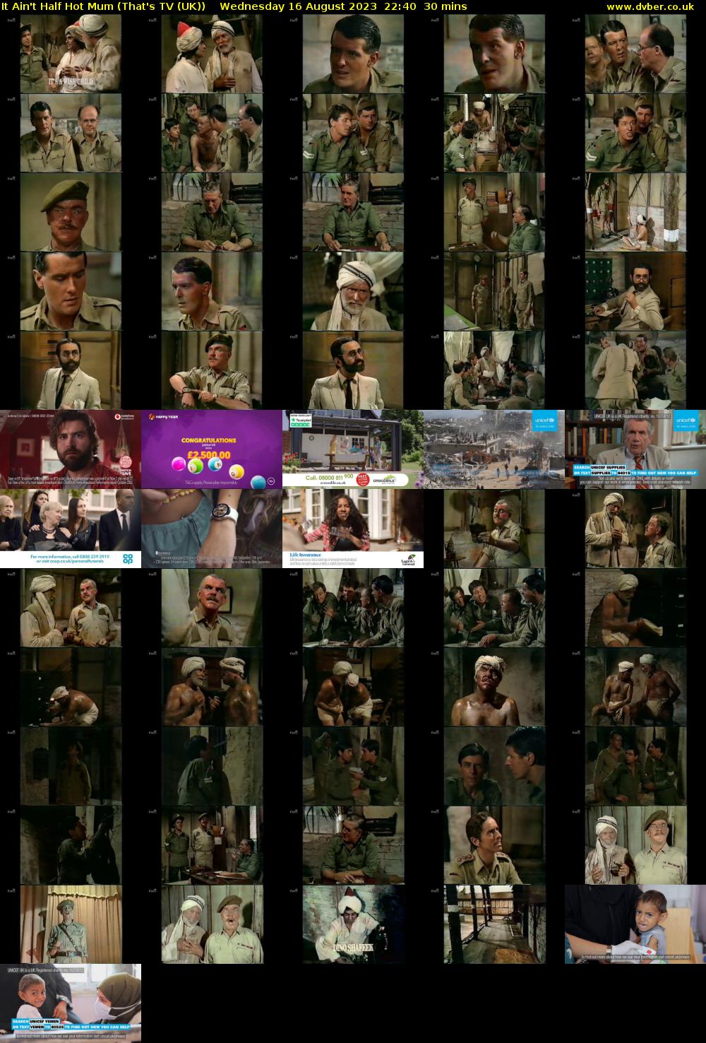 It Ain't Half Hot Mum (That's TV (UK)) Wednesday 16 August 2023 22:40 - 23:10