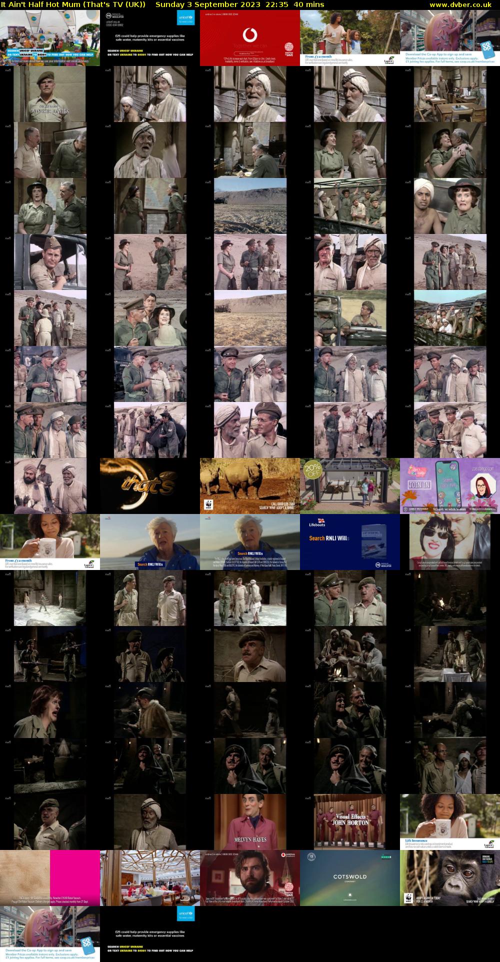 It Ain't Half Hot Mum (That's TV (UK)) Sunday 3 September 2023 22:35 - 23:15