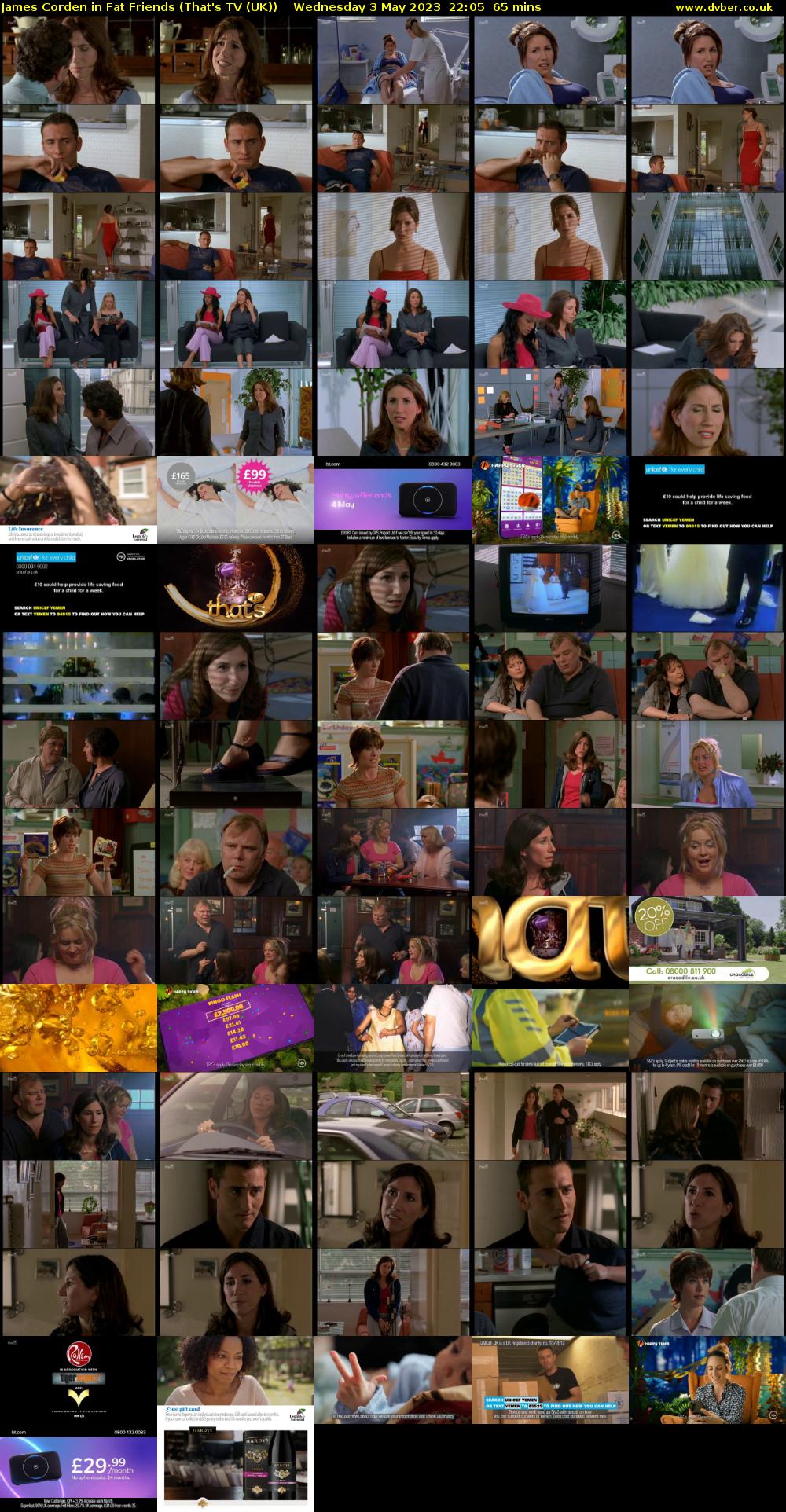 James Corden in Fat Friends (That's TV (UK)) Wednesday 3 May 2023 22:05 - 23:10