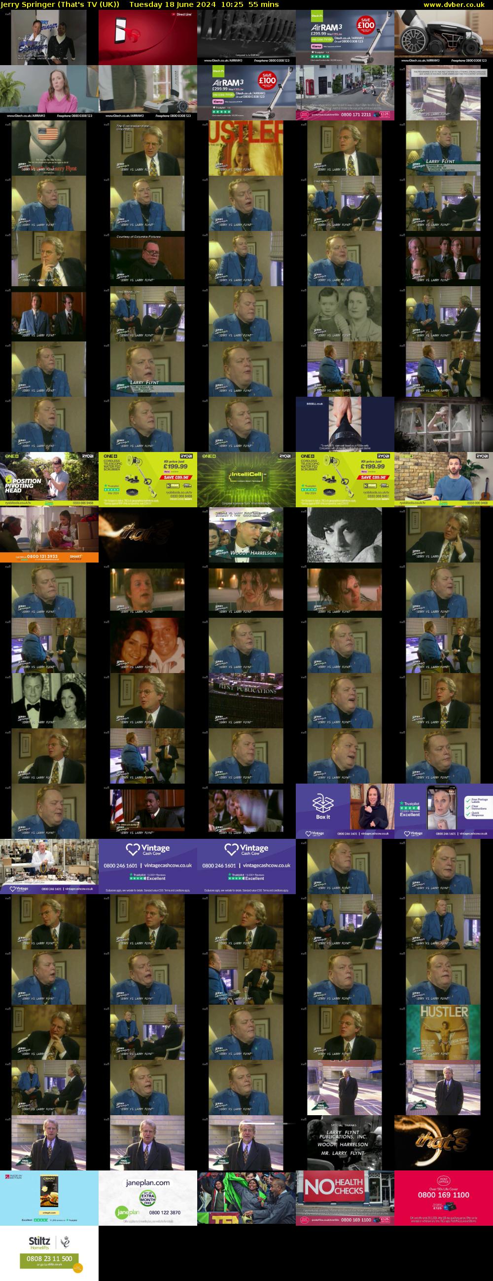 Jerry Springer (That's TV (UK)) Tuesday 18 June 2024 10:25 - 11:20