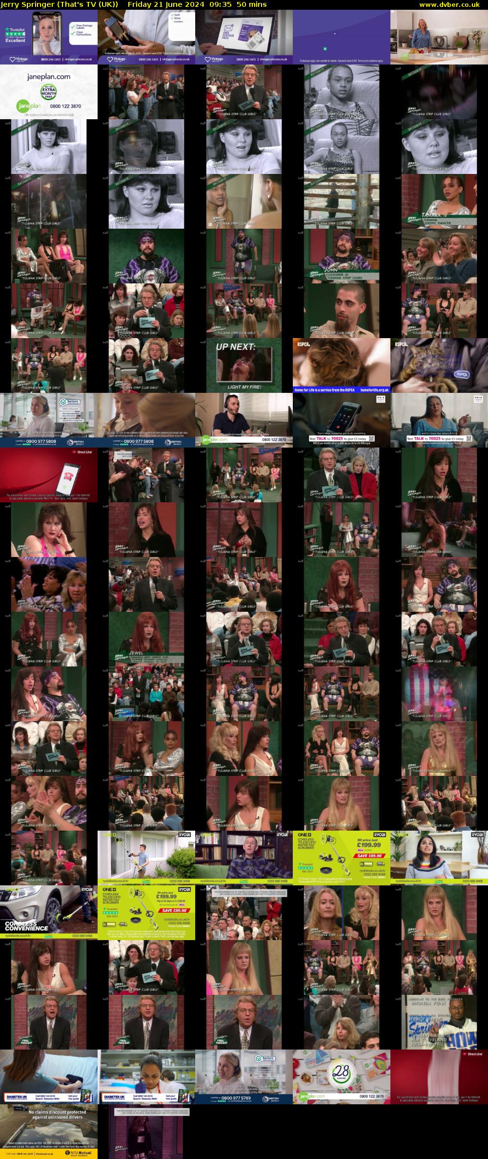 Jerry Springer (That's TV (UK)) Friday 21 June 2024 09:35 - 10:25